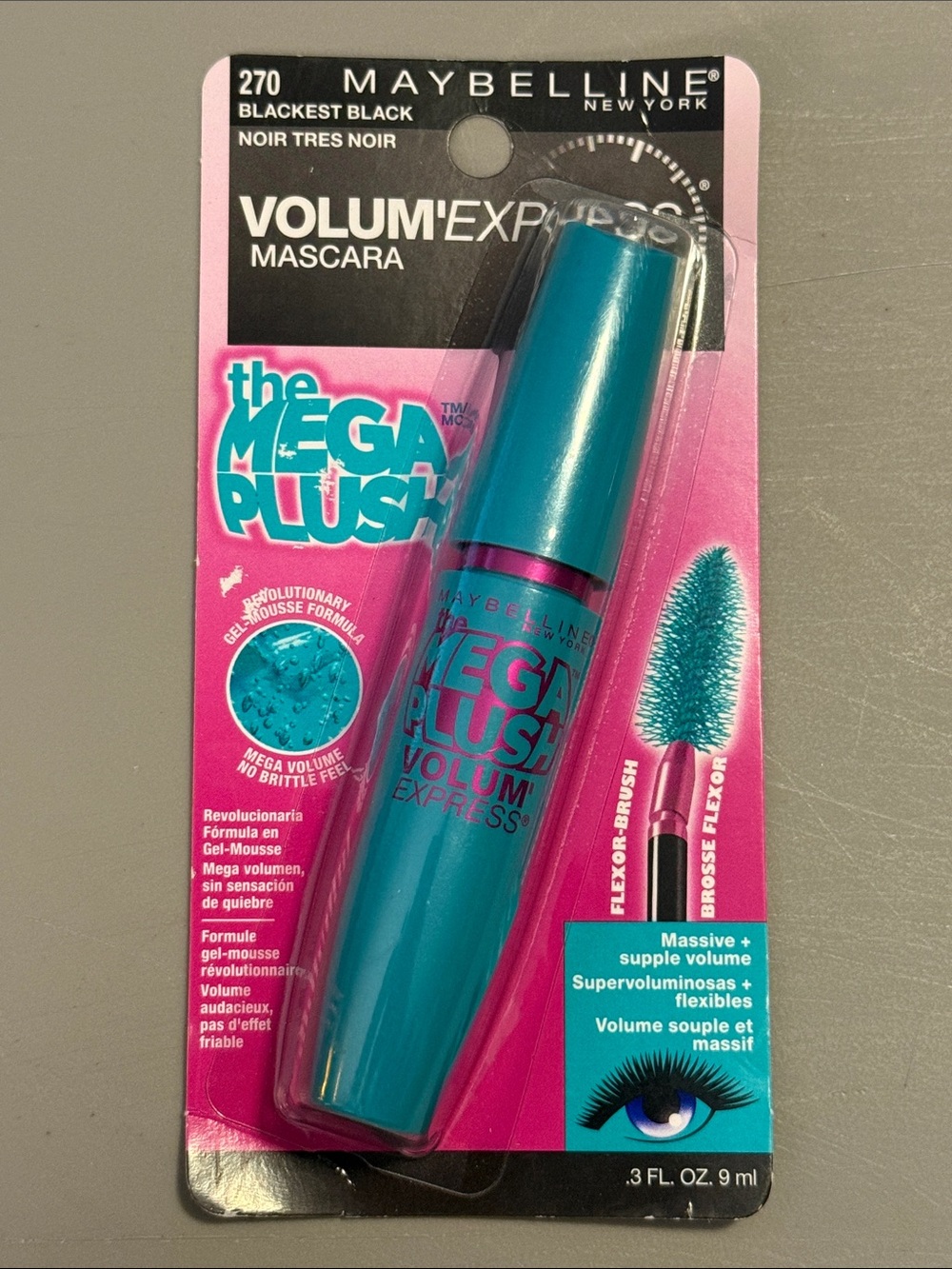 Maybelline Volum’Express The Mega Plus Mascara in Blackest Black